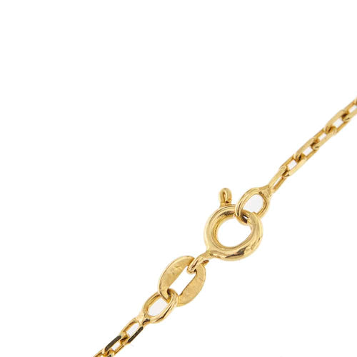 Collier Collier point lumineux en or jaune 18 ct avec diamant 0,20 ct 58 Facettes 33882