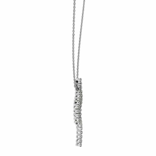 Collier Balestra - Collier à pendentif en or blanc 18 ct et diamants 58 Facettes 29888