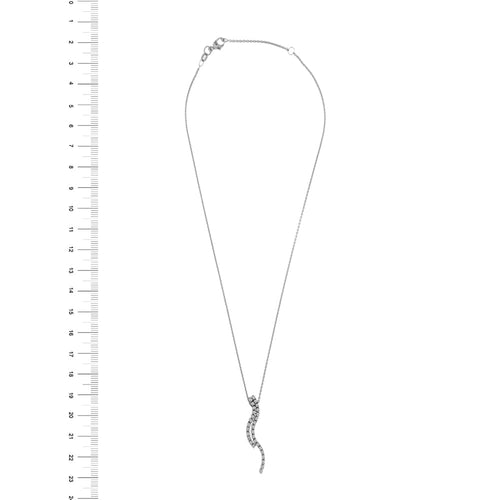 Collier Balestra - Collier à pendentif en or blanc 18 ct et diamants 58 Facettes 29888