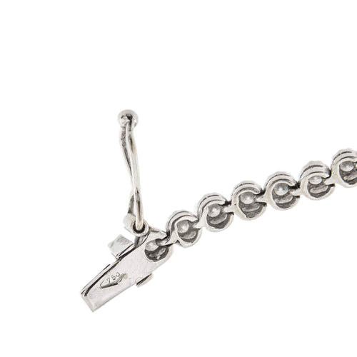 Bracelet Bracelet tennis en or blanc 18 ct avec diamants 2,76 ct 58 Facettes 14758