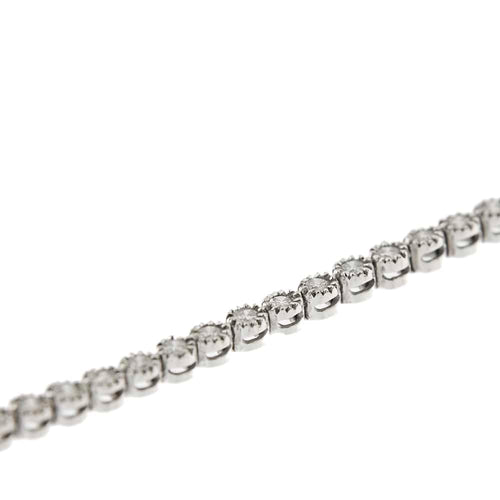 Bracelet Bracelet tennis en or blanc 18 ct avec diamants 2,76 ct 58 Facettes 14758