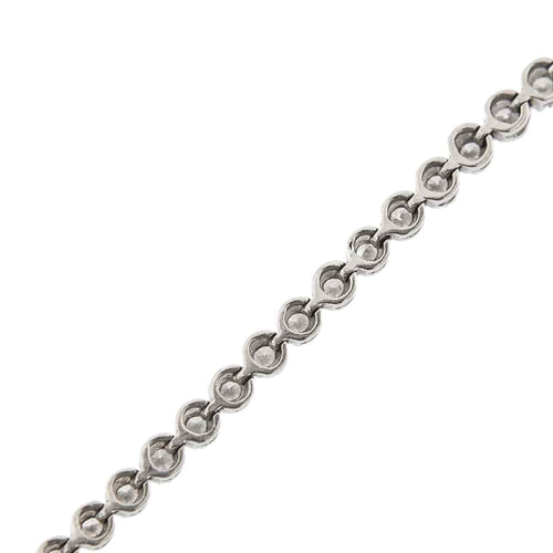 Bracelet Bracelet tennis en or blanc 18 ct avec diamants 2,76 ct 58 Facettes 14758