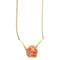 Collier Scavia - Collier en or jaune 18 ct avec corail rose et diamants 58 Facettes 28810