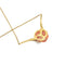 Collier Scavia - Collier en or jaune 18 ct avec corail rose et diamants 58 Facettes 28810