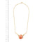 Collier Scavia - Collier en or jaune 18 ct avec corail rose et diamants 58 Facettes 28810
