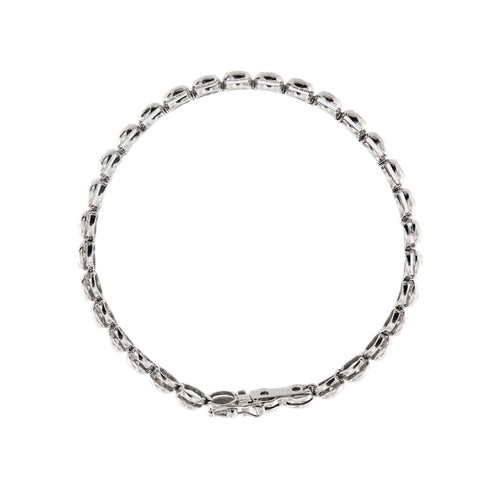 Bracelet Bracelet tennis en or blanc 18 ct et diamants 2,88 ct 58 Facettes 32422