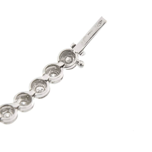 Bracelet Bracelet tennis en or blanc 18 ct et diamants 2,88 ct 58 Facettes 32422
