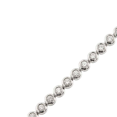 Bracelet Bracelet tennis en or blanc 18 ct et diamants 2,88 ct 58 Facettes 32422