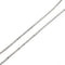 Collier Collier avec croix et diamants en or blanc 18 carats 58 Facettes 29901