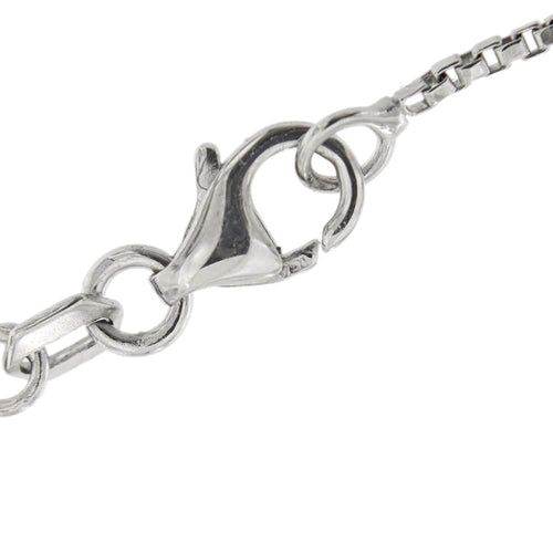 Collier Collier avec croix et diamants en or blanc 18 carats 58 Facettes 29901