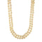 Collier Collier - Deux rangs de perles en or jaune 18 ct 58 Facettes 34189