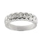 Bague 55 Bague rivière en or blanc 18 ct avec diamants 1,19 ct 58 Facettes 33658