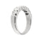 Bague 55 Bague rivière en or blanc 18 ct avec diamants 1,19 ct 58 Facettes 33658