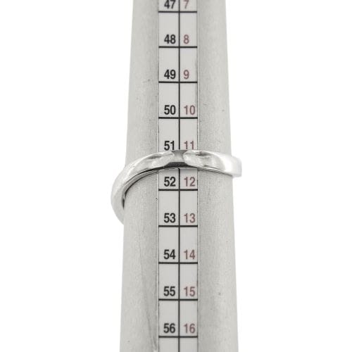 Bague 54 Bague spirale contrarié en or blanc 18 ct et diamants 58 Facettes 16182
