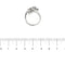 Bague 54 Bague spirale contrarié en or blanc 18 ct et diamants 58 Facettes 16182