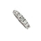 Bague 55 Bague rivière en or blanc 18 carats avec diamants 1,14 ct 58 Facettes 25585