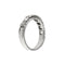Bague 55 Bague rivière en or blanc 18 carats avec diamants 1,14 ct 58 Facettes 25585