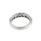 Bague 55 Bague rivière en or blanc 18 carats avec diamants 1,14 ct 58 Facettes 25585