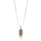 Collier Collier avec pendentif en or blanc 18 ct, perle et diamants 58 Facettes 30440