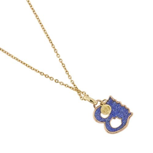 Collier Gabriella Rivalta - Collier maille forçat avec pendentif lettre B en or jaune 58 Facettes 34545