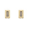 Boucles d'oreilles Boucles d'oreilles rectangulaires en or jaune et blanc 18 ct, diamants 58 Facettes 34505