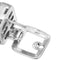Boucles d'oreilles Boucles d'oreilles carrées - Puces en or blanc 18 ct et diamants 58 Facettes 13519