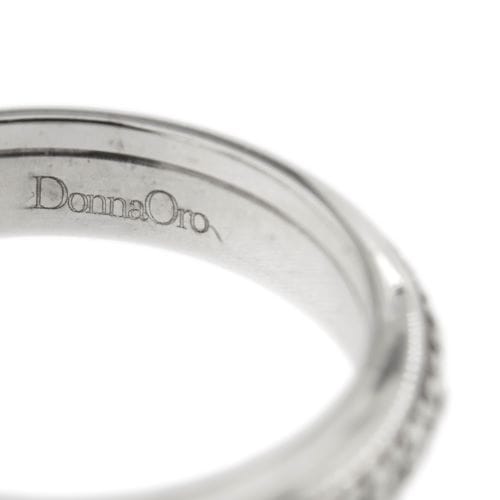 Bague 54 Donna Oro Infinity - Bague éternité en or blanc 18 ct avec diamants 0,60 ct 58 Facettes 26509
