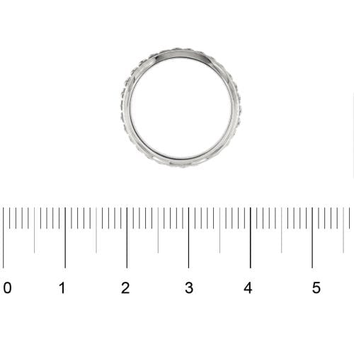 Bague 54 Donna Oro Infinity - Bague éternité en or blanc 18 ct avec diamants 0,60 ct 58 Facettes 26509