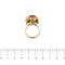 Bague Bague bouquet en or rose 18 ct avec rubis 58 Facettes 33247
