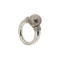 Bague 55 Bague - Perle de Tahiti et diamants en or blanc 18 ct 58 Facettes 34976