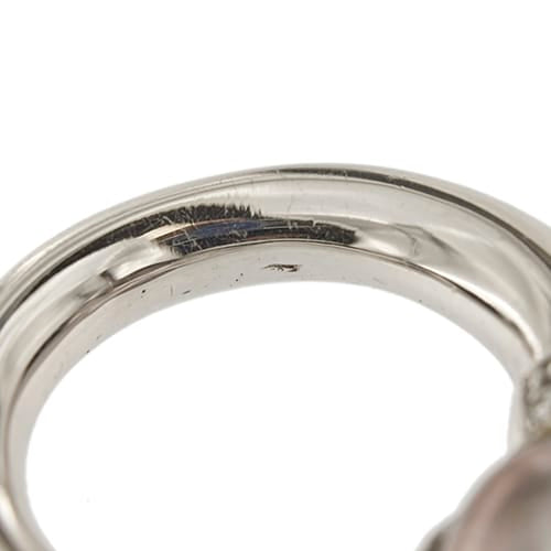 Bague 55 Bague - Perle de Tahiti et diamants en or blanc 18 ct 58 Facettes 34976