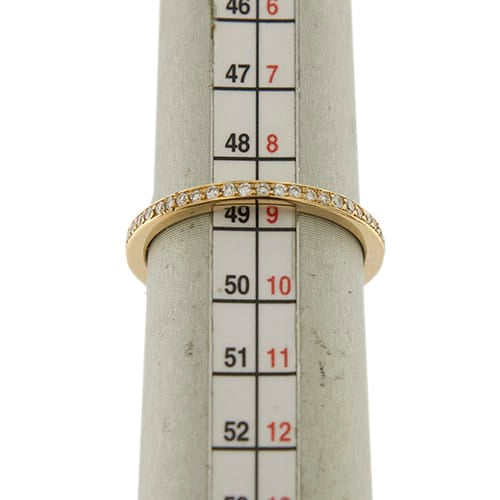 Bague 49 Bague alliance éternité en or jaune 18 ct et diamants 0,50 ct 58 Facettes 33358