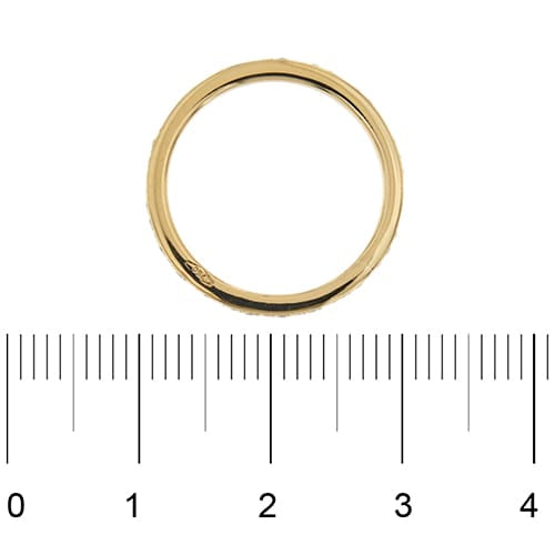 Bague 49 Bague alliance éternité en or jaune 18 ct et diamants 0,50 ct 58 Facettes 33358