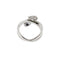 Bague Bague contrariée en or blanc 18 ct avec saphir et diamants 58 Facettes 34539