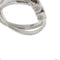 Bague Bague contrariée en or blanc 18 ct avec saphir et diamants 58 Facettes 34539