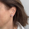 Boucles d'oreilles Boucles d’oreilles point de lumière vintage en or 18 ct et diamants 0,50 ct 58 Facettes 13584