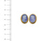 Boucles d'oreilles Boucles d’oreilles puces à camée en or jaune 18 ct 58 Facettes 36448