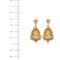 Boucles d'oreilles Boucles d’oreilles pendantes - Camée en or jaune 18 kt 58 Facettes 35627