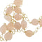 Collier Collier - Collier long en or jaune 18 ct et quartz rose 58 Facettes 36370