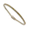 Bracelet Bracelet tennis en or blanc 18 ct avec quartz citrines et diamants 58 Facettes 36433