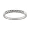 Bague Alfieri & St. John - Bague rivière en or blanc 18 ct avec diamants 0,27 ct 58 Facettes 35584