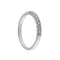Bague Alfieri & St. John - Bague rivière en or blanc 18 ct avec diamants 0,27 ct 58 Facettes 35584