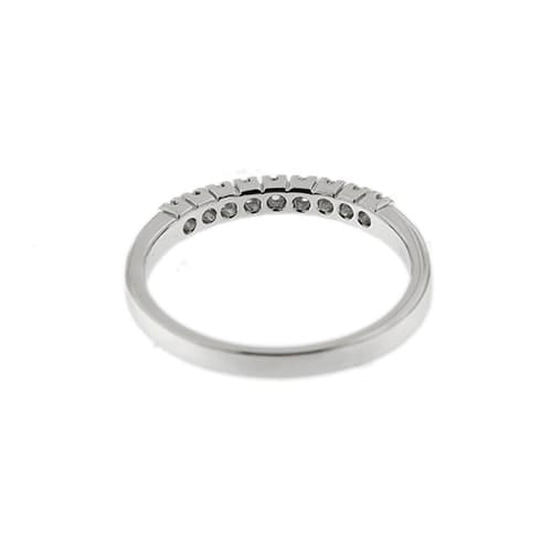 Bague Alfieri & St. John - Bague rivière en or blanc 18 ct avec diamants 0,27 ct 58 Facettes 35584