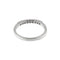 Bague Alfieri & St. John - Bague rivière en or blanc 18 ct avec diamants 0,27 ct 58 Facettes 35584