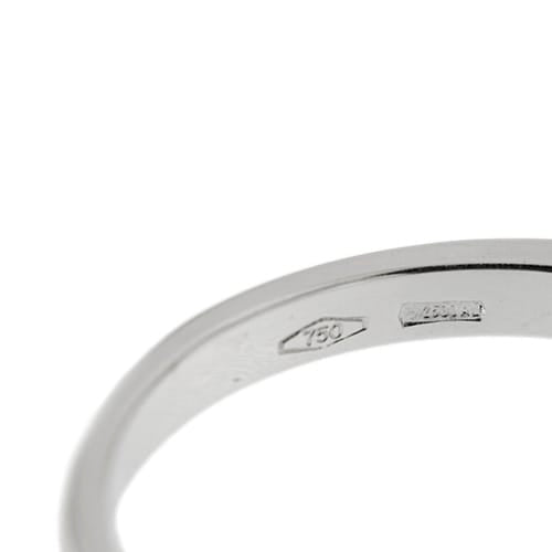 Bague Alfieri & St. John - Bague rivière en or blanc 18 ct avec diamants 0,27 ct 58 Facettes 35584