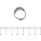 Bague Bague rivière ondulée en or blanc 18 ct avec émeraudes, saphirs, rubis et diamants 58 Facettes 33645