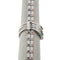 Bague Bague rivière ondulée en or blanc 18 ct avec émeraudes, saphirs, rubis et diamants 58 Facettes 33645