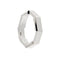 Bague 57 Gucci Link To Love - Bague alliance octogonale rainurée en or blanc 18 ct 58 Facettes 38246