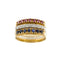 Bague 55 Trio de bagues rivière en or 18 ct avec saphirs, rubis et diamants 58 Facettes 29582