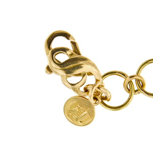 Bracelet Gabriella Rivalta - Bracelet fleur émaillée en or jaune 18 ct et diamants 58 Facettes 36205